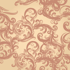 Poster - Vector seamless background with ornament