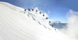 Backcountry Snowboarding Jump