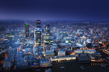 Wall Mural - City of London At Sunset