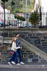Wall Mural - walking city tour