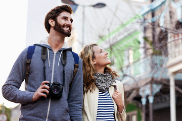 Wall Mural - travel walking city