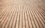 Fototapeta Desenie - Old wooden floor perspective. Background texture