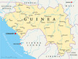 Guinea Political Map
