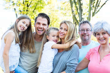 Canvas Print - happy family