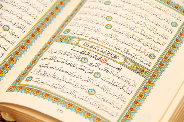 Wall Mural - Pages of The Holy Book Of Quran