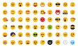 Complete flat emoji set
