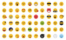 Complete Flat Emoji Set