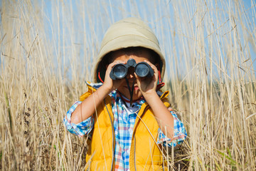 Poster - Young safari boy.