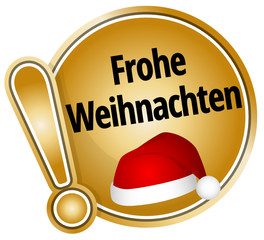 Sticker - Frohe Weihnachten!