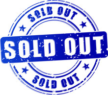 Sold Out Blue Stamp