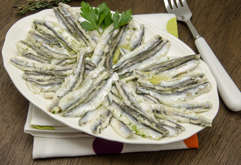 Wall Mural - Boquerones en vinagre