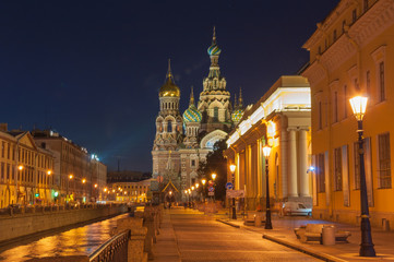 Night St. Petersburg.