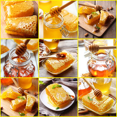 Poster - Honey collage