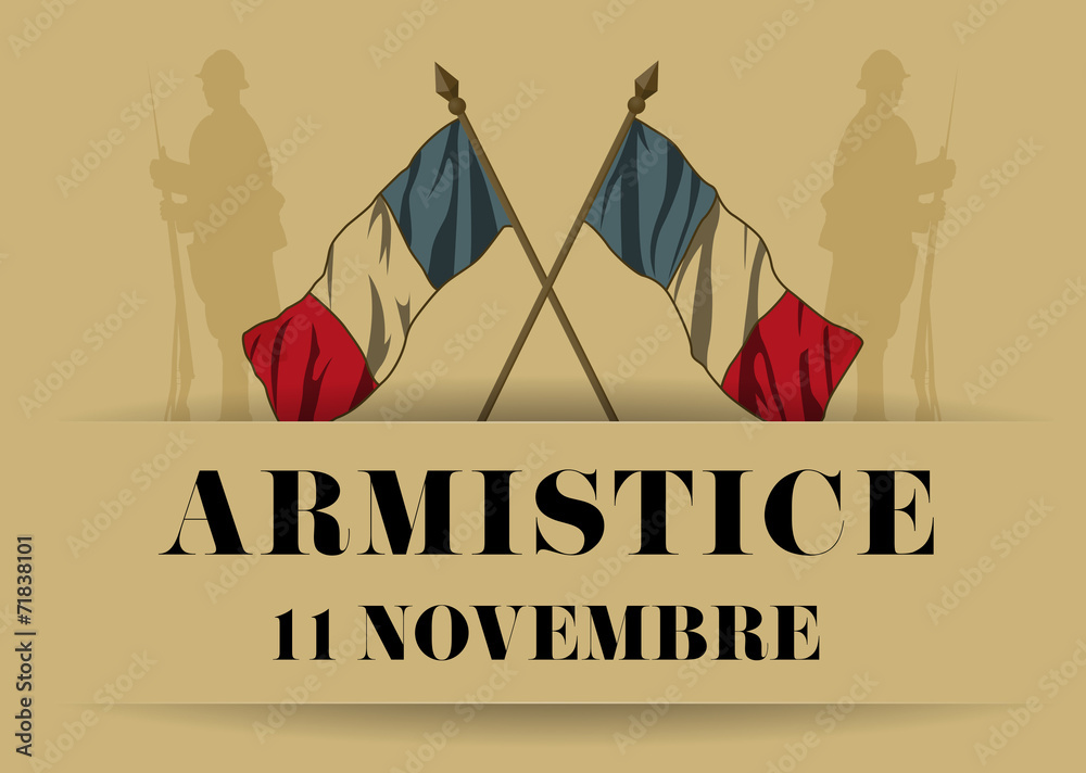 Armistice 11 novembre 14-18 - obrazy, fototapety, plakaty 