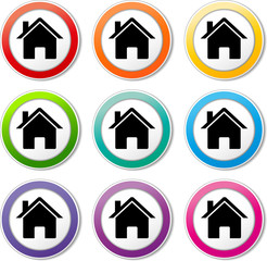 Sticker - home icons