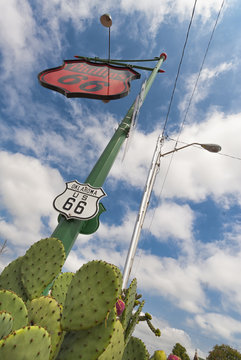 Kennzeichnung der Route 66, USA