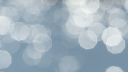 abstract blue bokeh shiny water background