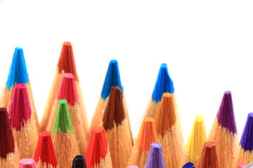 color crayons background