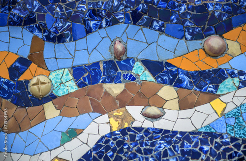 Obrazy Antoni Gaudí  streszczenie-kolorowe-mozaiki-tekstury-tla