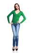 © zea_lenanet - woman in blue jeans posing