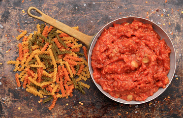 Bolognese sauce for spaghetti and other pasta