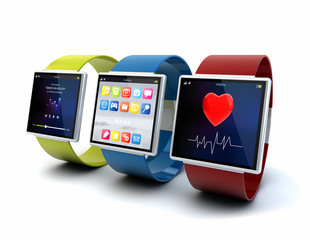 Canvas Print - apps on wearables