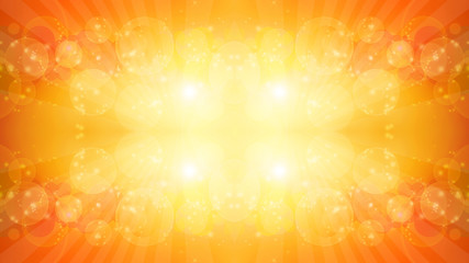 orange bokeh abstract light background