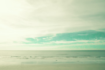 Canvas Print - Vintage summer beach