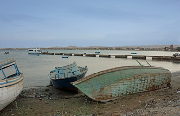 Naklejka na meble harbor of el quesir