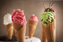 Assorted Ice Cream Cones