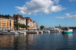 Stockholm Nybroviken -Strandvägen with art nouveau Houses