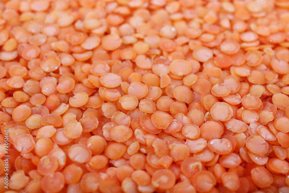 Lentil as background