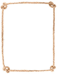 Wall Mural - rope knot frame