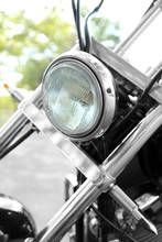 Motor Bike Headlight, Close-up