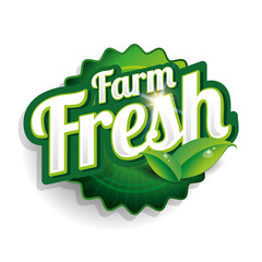 Sticker - Farm fresh label