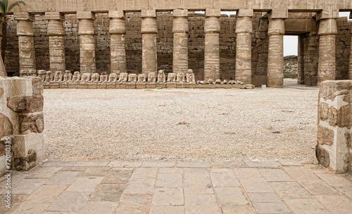 Naklejka - mata magnetyczna na lodówkę Karnak Temple in Luxor