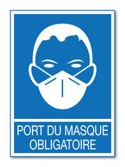 Canvas Print - Logo masque de protection.