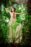Fototapeta Dziecięca - Gorgeous woman in a forest