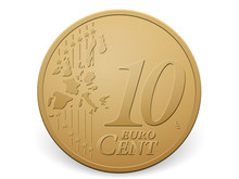 Ten Euro Cent Coin