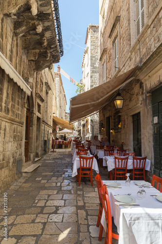 Obraz w ramie Ruelle de Dubrovnik