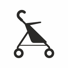 Baby Pushchair Icon