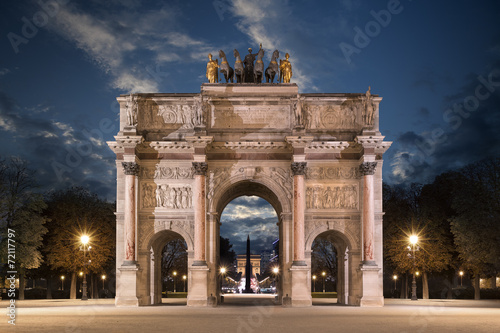 Le Carrousel du Louvre Tableau sur Toile