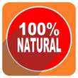 © Alex White - natural red flat icon isolated