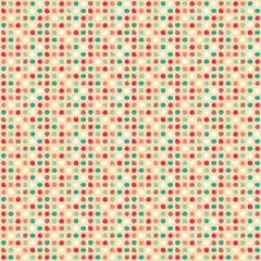 Canvas Print - Retro seamless pattern