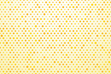 Bright Background With Yellow Polka Dots