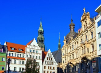 Canvas Print - Zwickau Hauptmarkt - Zwickau main square 01