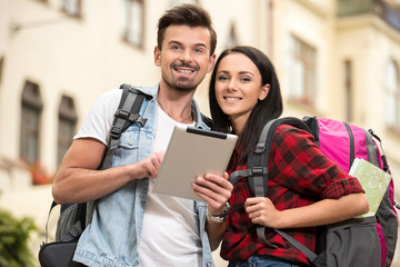 Wall Mural - Tourists