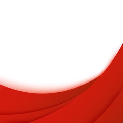 Canvas Print - Bright business red layered background template