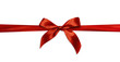 Red gift ribbon