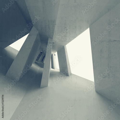 blekitnego-abstrakta-3d-pusty-wnetrze-z-perspektywicznym